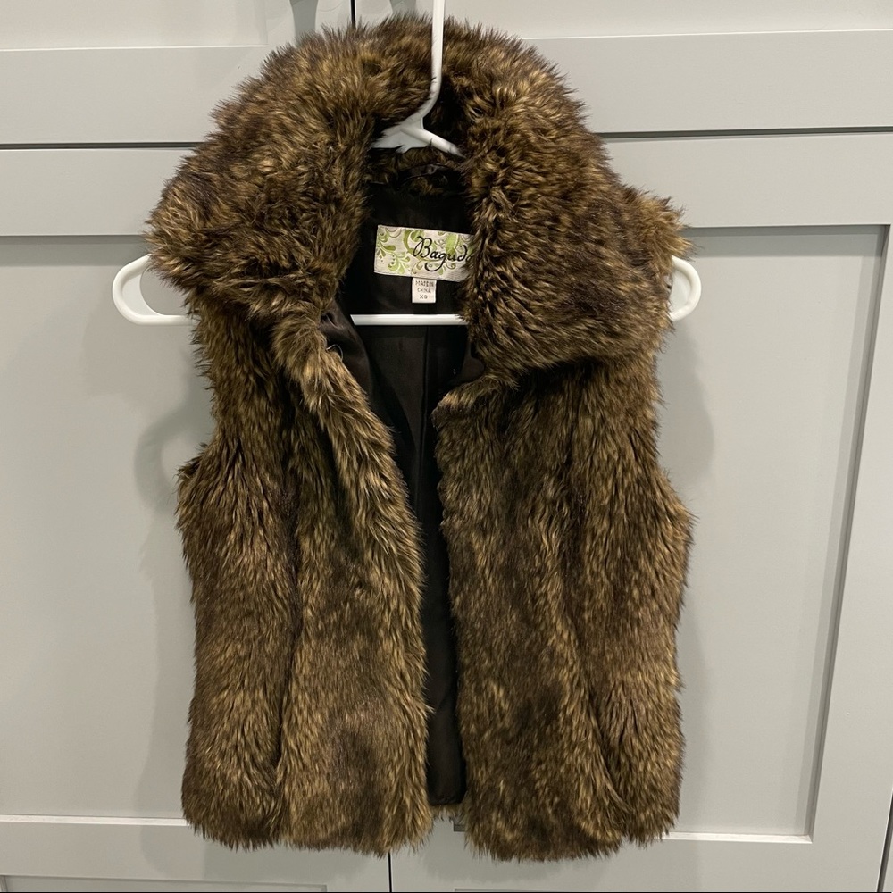 Nordstrom Baguda Faux Fur Vest